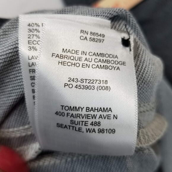 Tommy Bahama Polo Shirt Mens XXL Coasta Vera LS Performance Stretch ST227318 - Picture 9 of 12